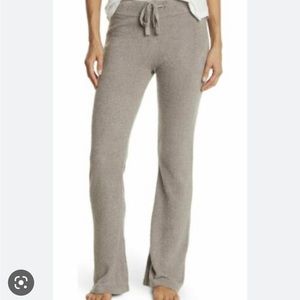 NEW BAREFOOT DREAMS CozyChic Lite Lounge Pants in Pewter Size XS